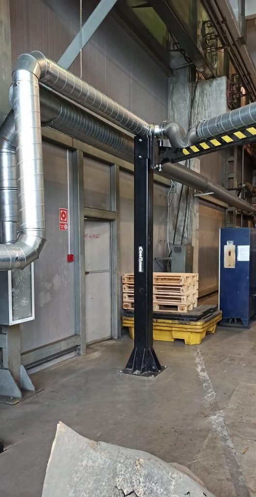 Местная вытяжная вентиляция при полировке деталей