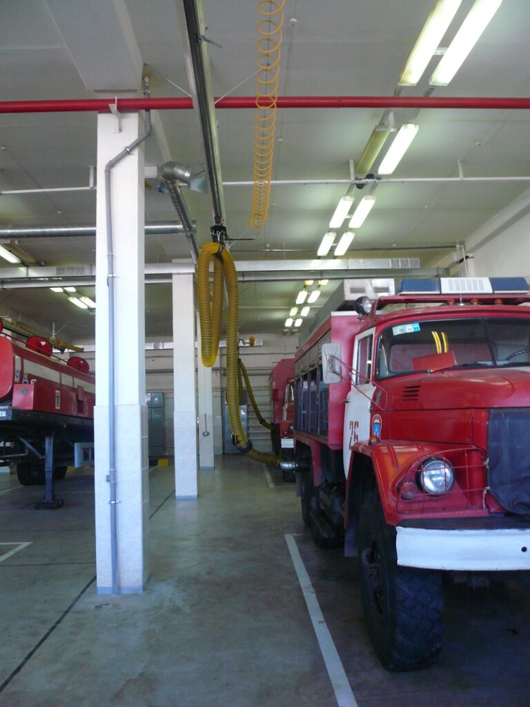 Система удаления выхлопных газов со скользящим балансиром SBT