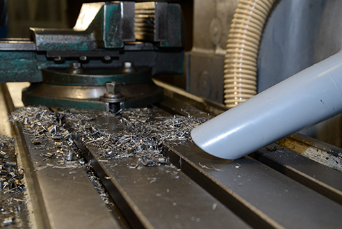 Аспирация из под защитного кожуха