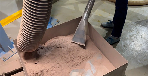 Сбор взрывоопасной пыли