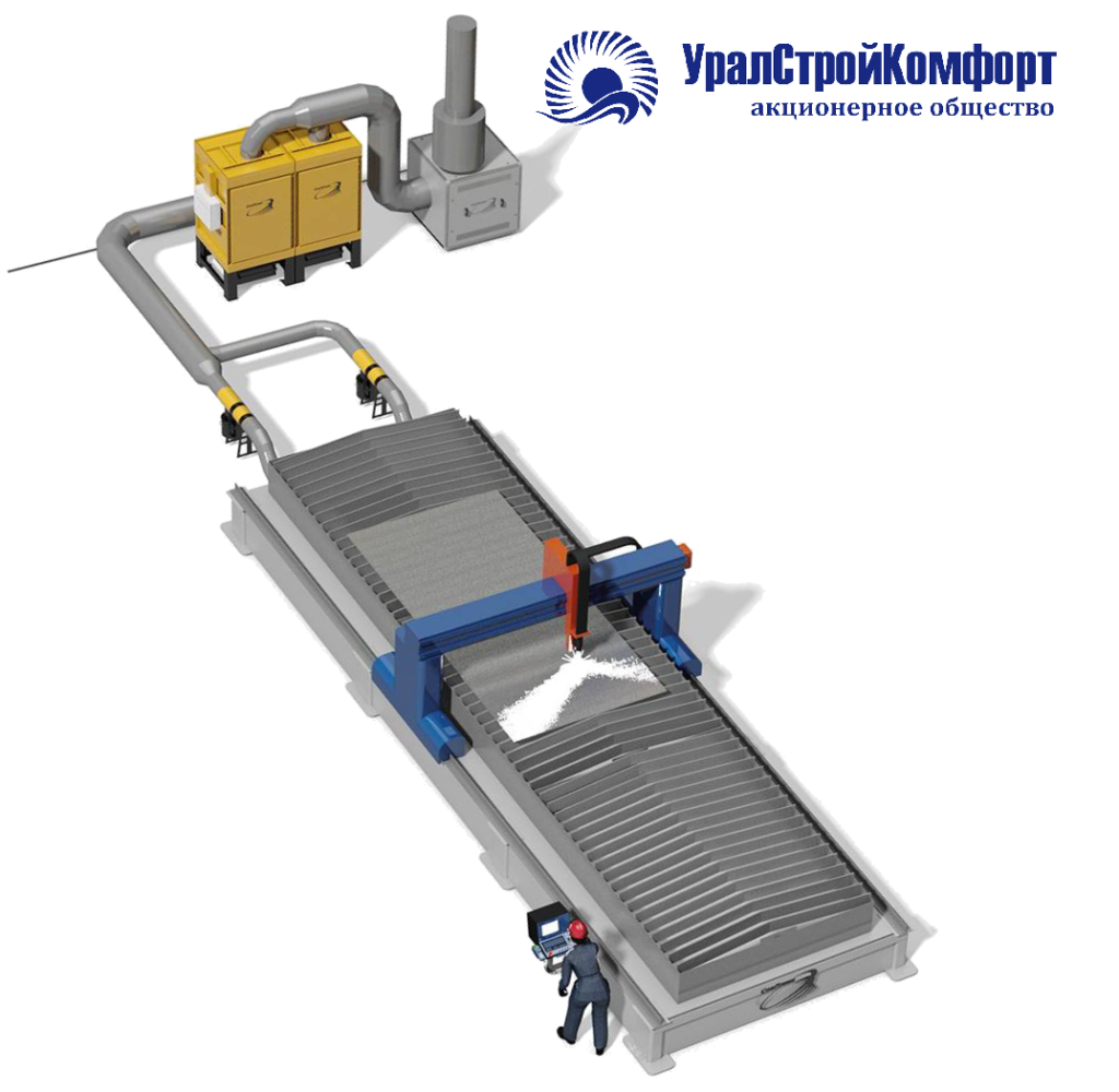 Система очистки воздуха на участке лазерной резки