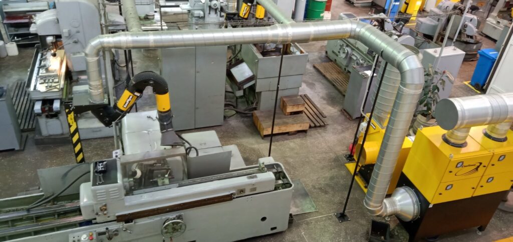 Вентиляция шлифовального участка